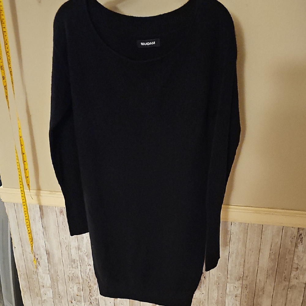🖤F🔹️NAADAM Cashmere Boatneck Mini Sweater Dress